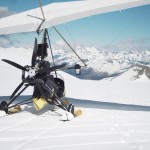 Aterrizado a 2800 m de altitud en el pico Cotiella